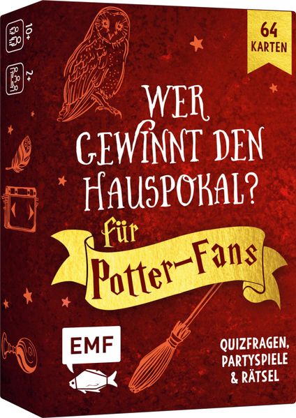 Kartenspiel: Wer gewinnt den Hauspokal? Das Partyspiel für alle Harry Potter-Fans