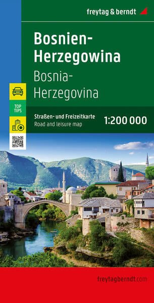 Bosnien-Herzegowina Straßen- und Freizeitkarte 1:200.000 freytag & berndt