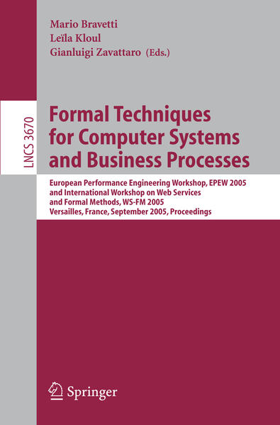 Formal Techniques for Computer Systems and Business Processes