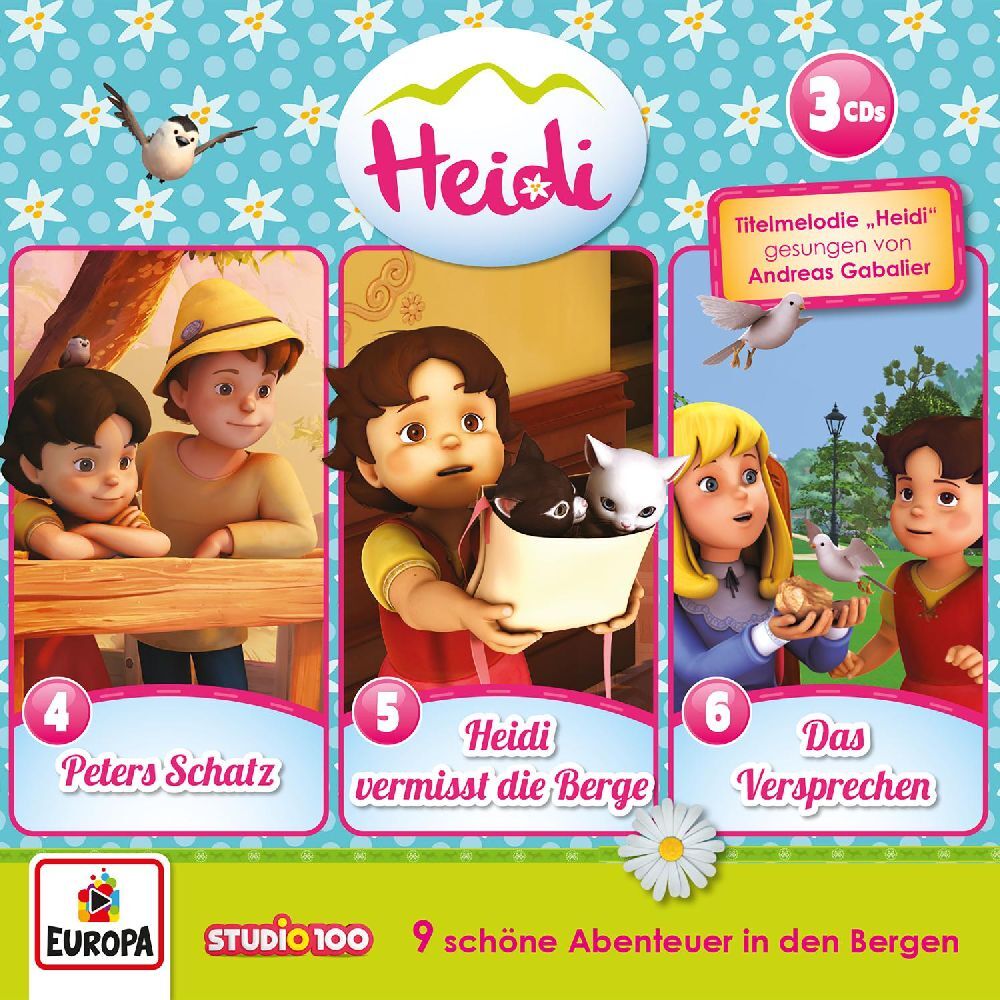 Heidi - Die 2. 3er Box (Folgen 4 5 6)