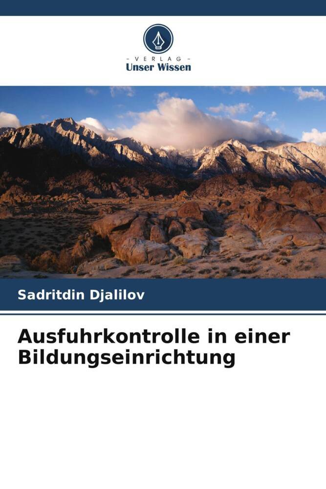 Ausfuhrkontrolle in einer Bildungseinrichtung