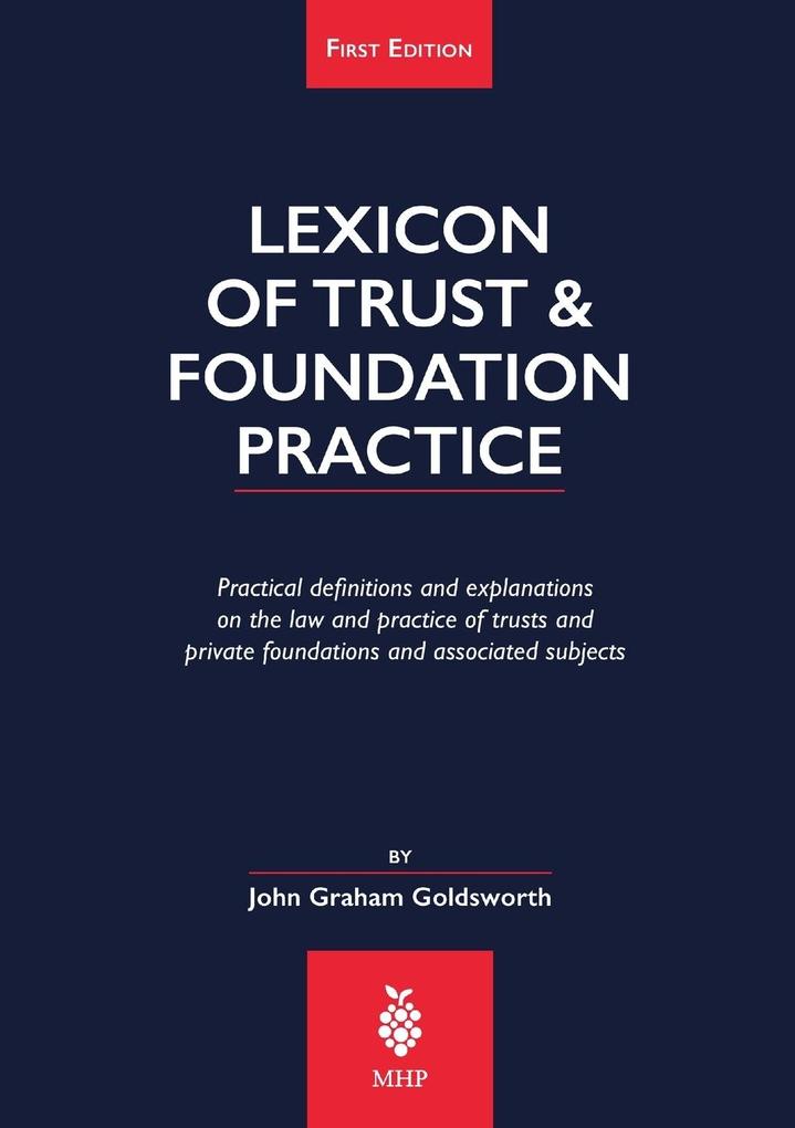 Lexicon of Trust & Foundation Practice