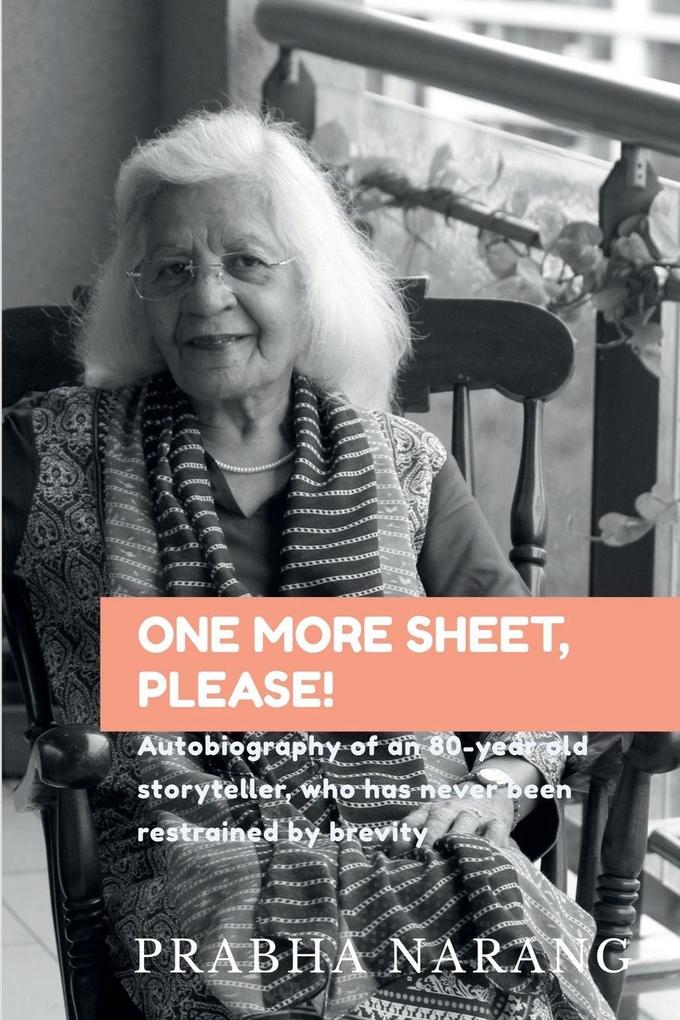 ONE MORE SHEET PLEASE!