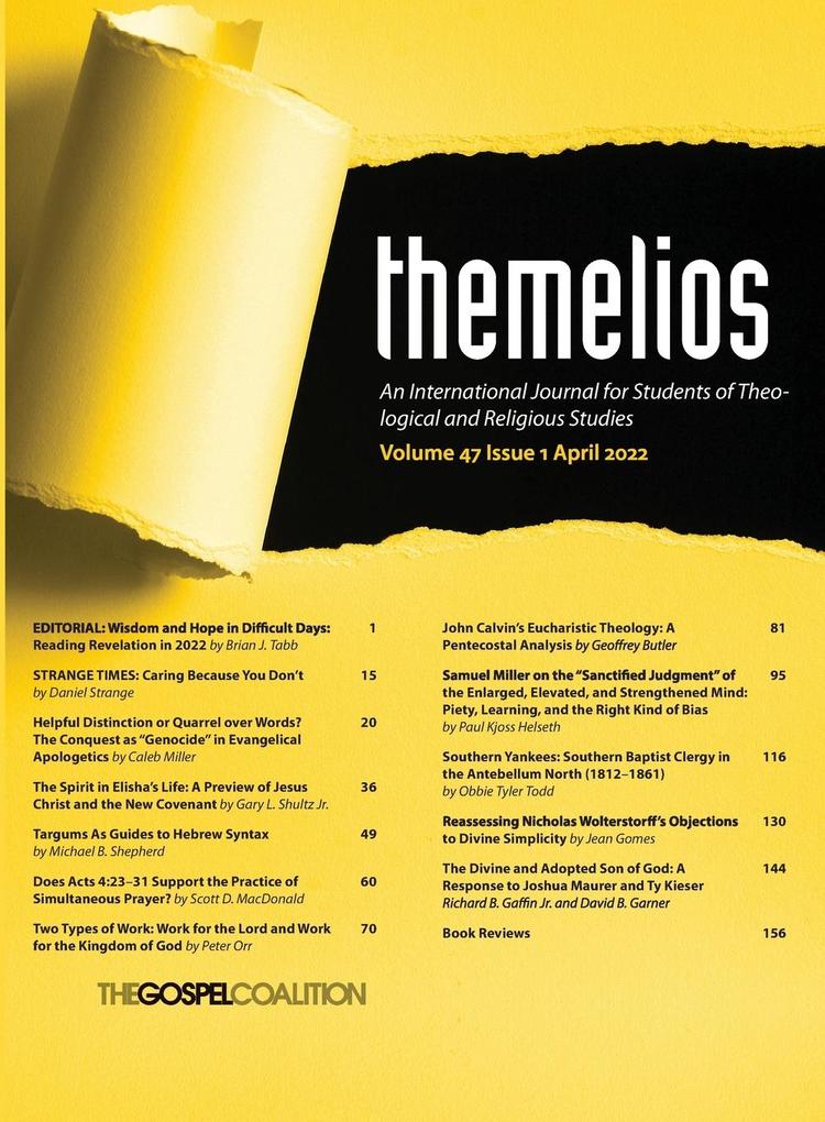 Themelios Volume 47 Issue 1