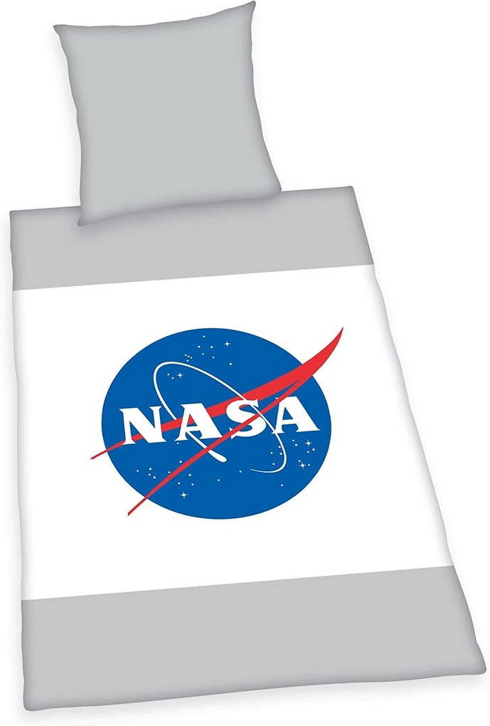 Herding 4493603050 - NASA Bettwäsche-Set Baumwolle 80x80/135x200 cm