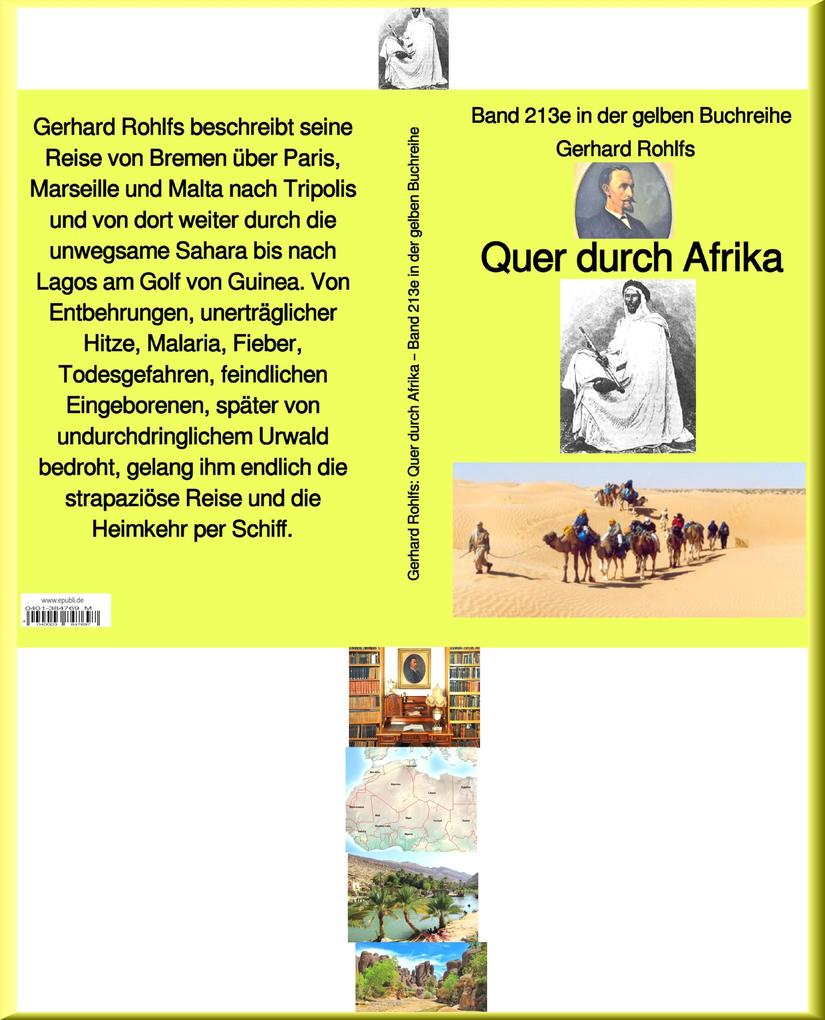 Quer durch Afrika - Band 213e in der gelben Buchreihe - bei Jürgen Ruszkowski