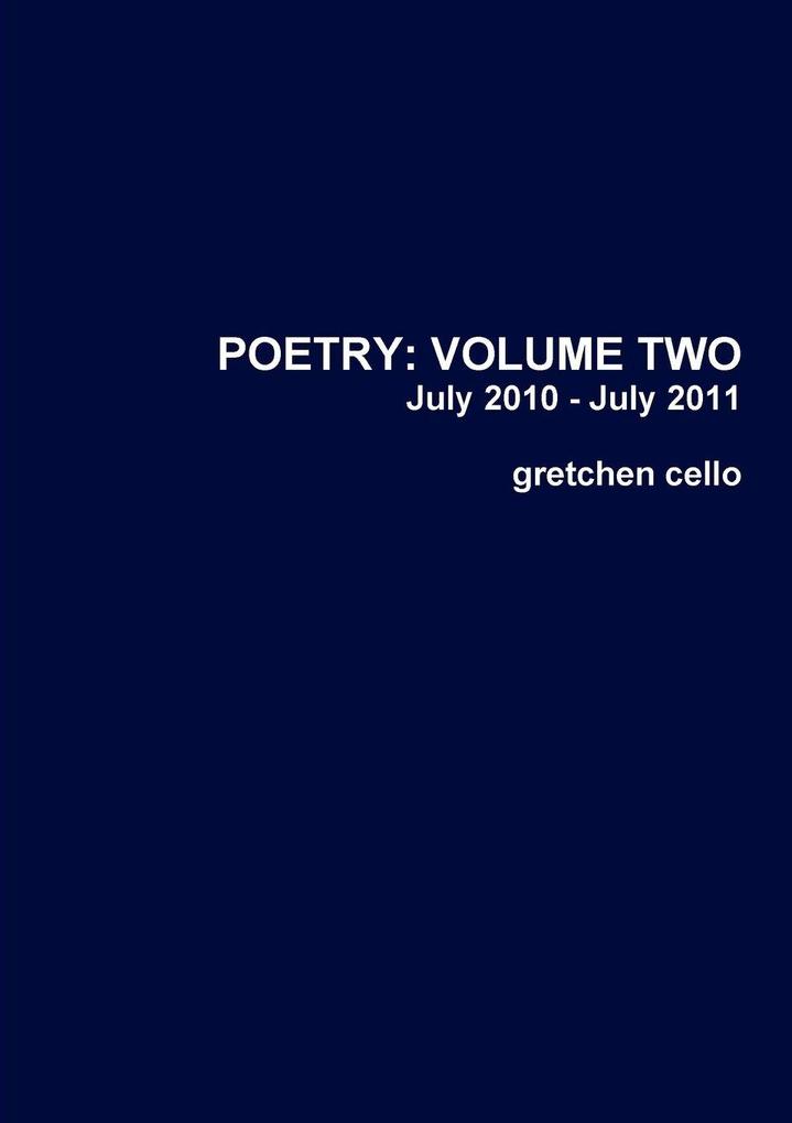 Poetry - Gretchen Cello