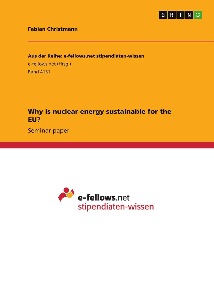 Why is nuclear energy sustainable for the EU?