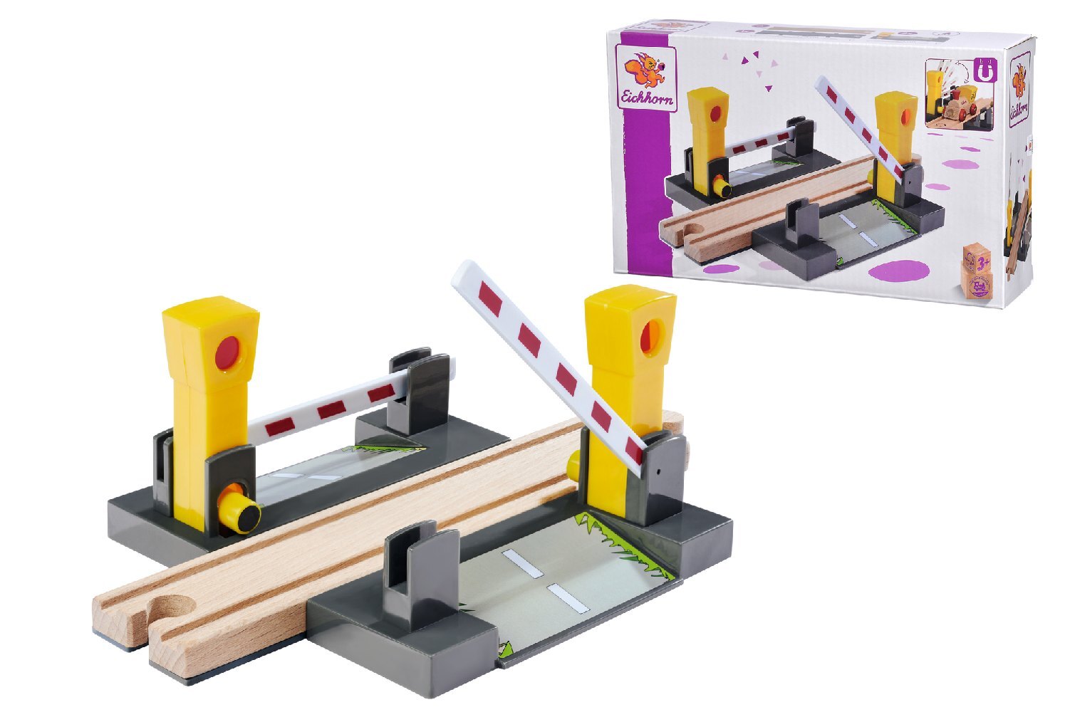 Simba Toys GmbH & Co. Eichhorn 100006500 - Übergang Für Holz-Schienenbahn 5-teilig