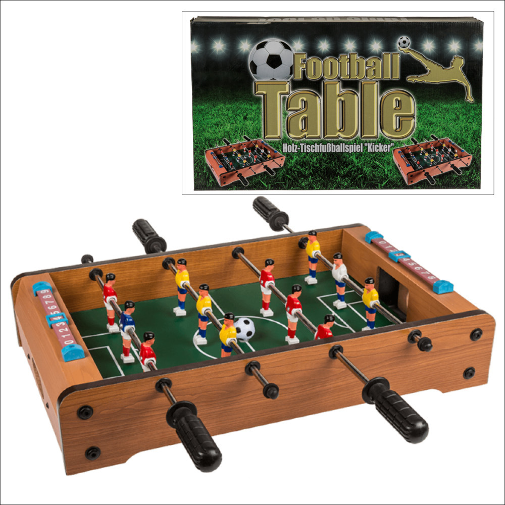 Holz-Tischfußballspiel Format 51 x 31 cm