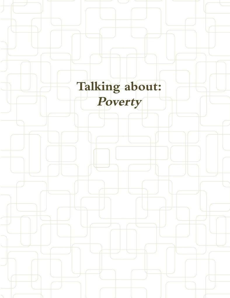 Talking about poverty