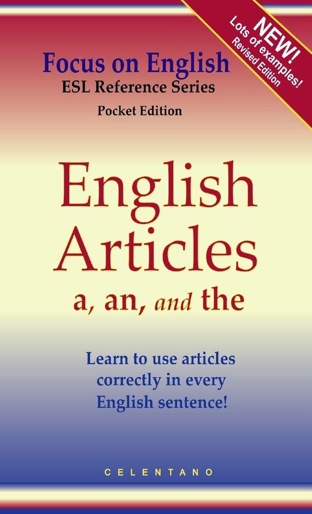 English Articles A AN and THE