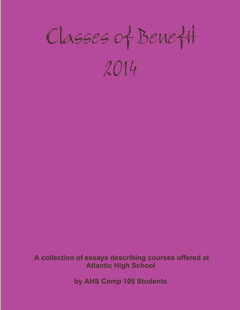 Classes of Benefit 2014
