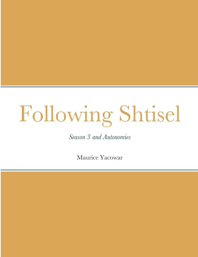 Following Shtisel