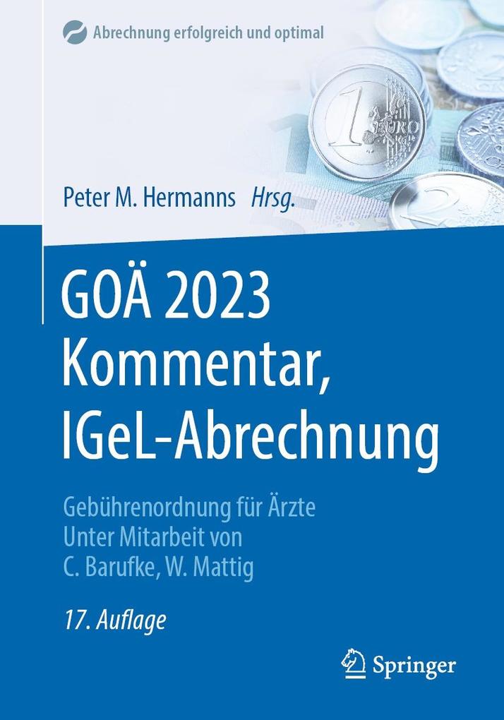 GOÄ 2023 Kommentar IGeL-Abrechnung