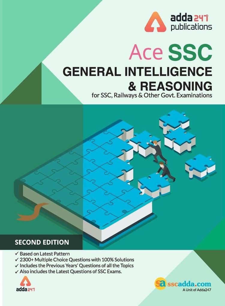 SSC Reasoning Book for SSC CGL CHSL CPO and Other Govt. Exams (English Printed Edition)