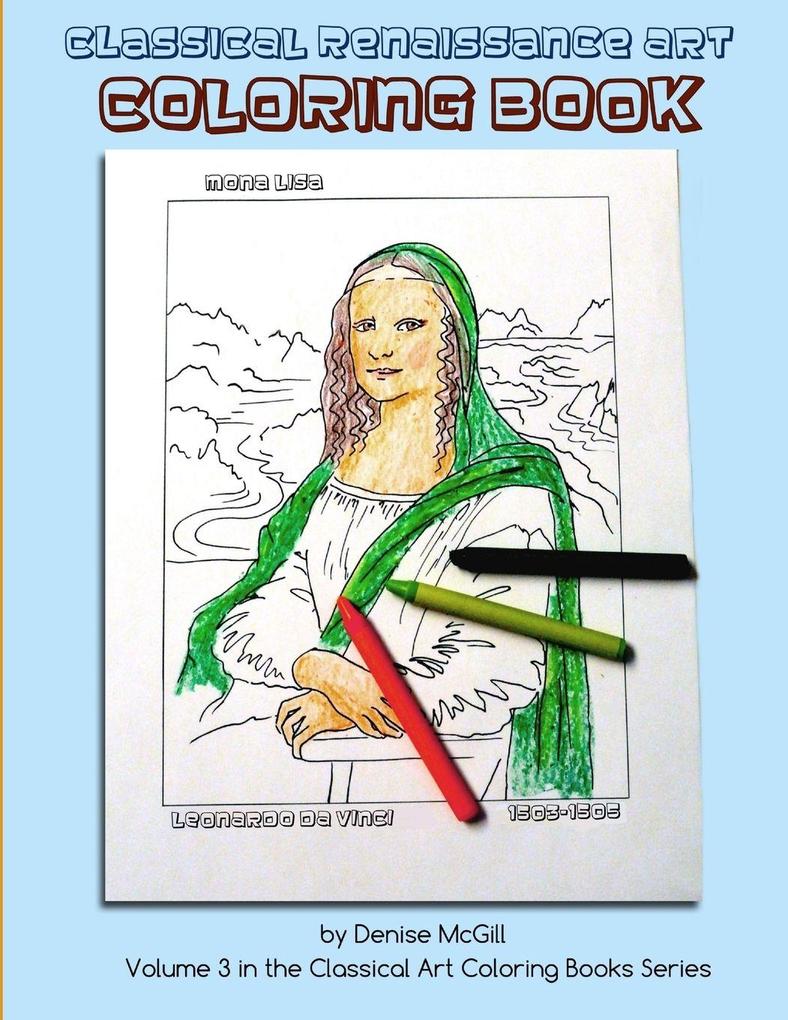 Classical Renaissance Art Coloring Book