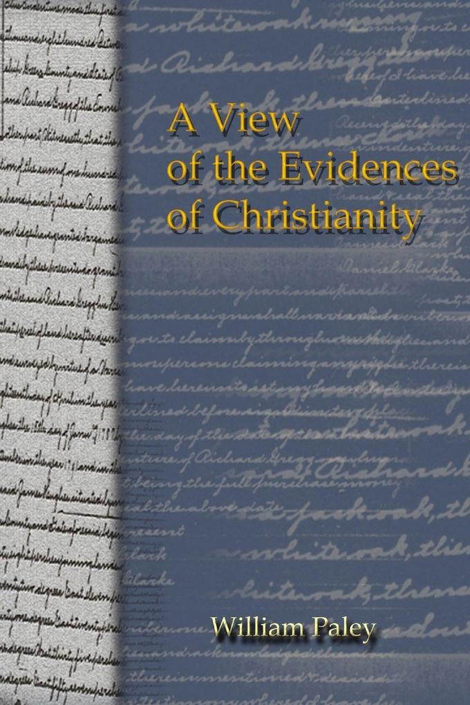 A View of the Evidences of Christianity