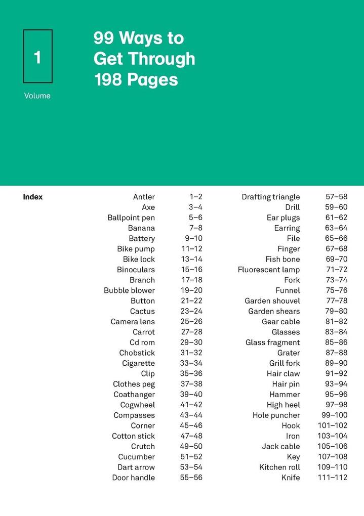 99 Ways to Get Through 198 Pages