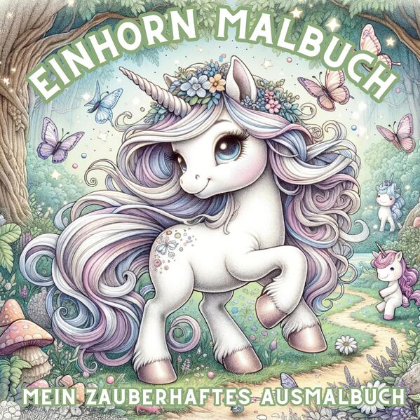 Einhorn Malbuch - Mein zauberhaftes Ausmalbuch für Mädchen ab 4 Jahren.