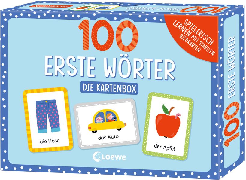 100 erste Wörter - Die Kartenbox