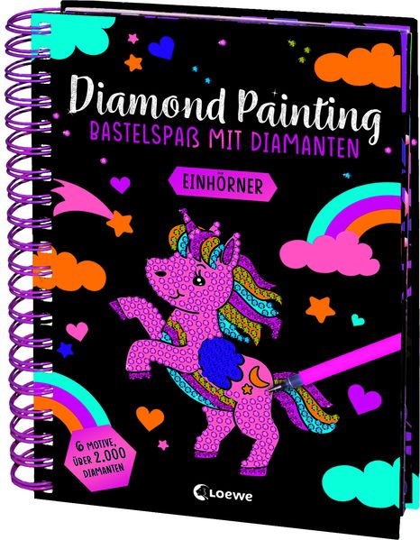 Diamond Painting - Bastelspaß mit Diamanten - Einhörner