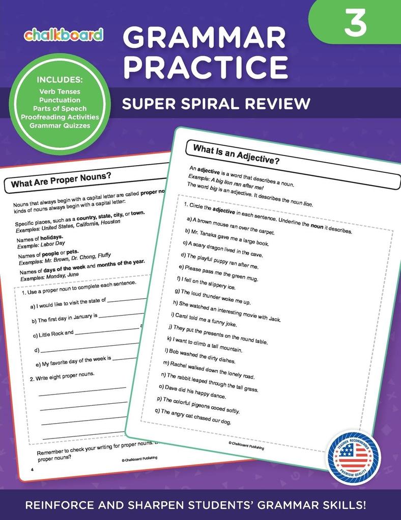 Grammar Practice Grade 3
