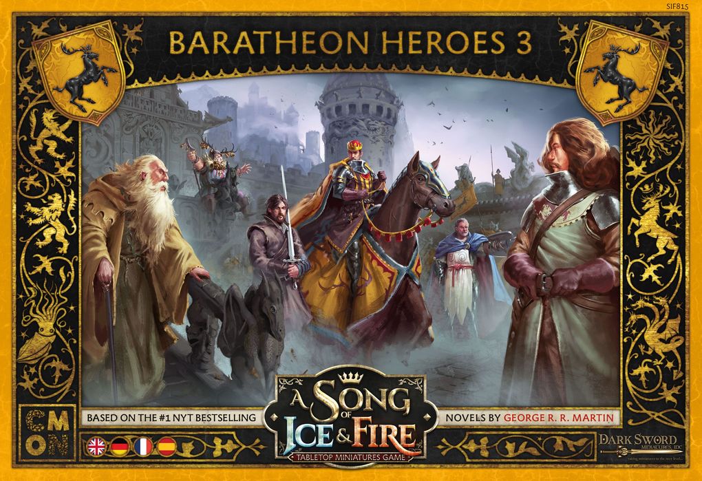 CMON - A Song of Ice & Fire - Baratheon Heroes 3 Helden von Haus Baratheon 3