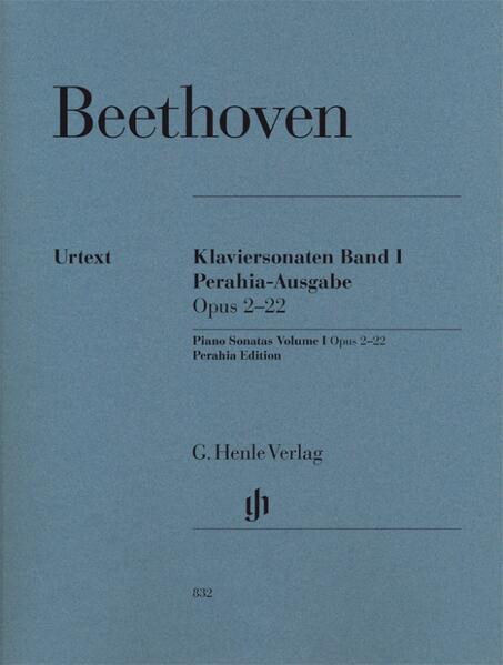 Ludwig van Beethoven - Klaviersonaten Band I op. 2-22 Perahia-Ausgabe