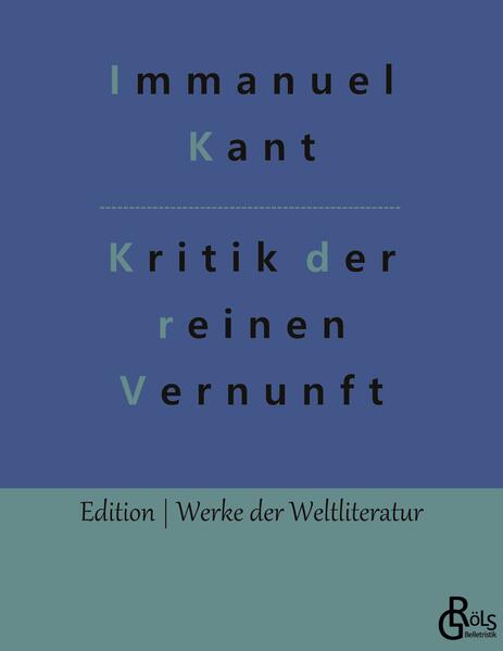 Kritik der reinen Vernunft