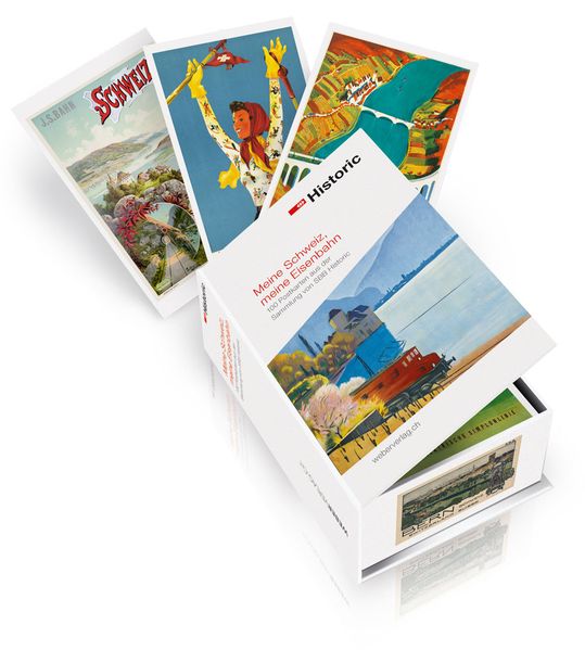 Postkartenbox Meine Schweiz Meine Eisenbahn