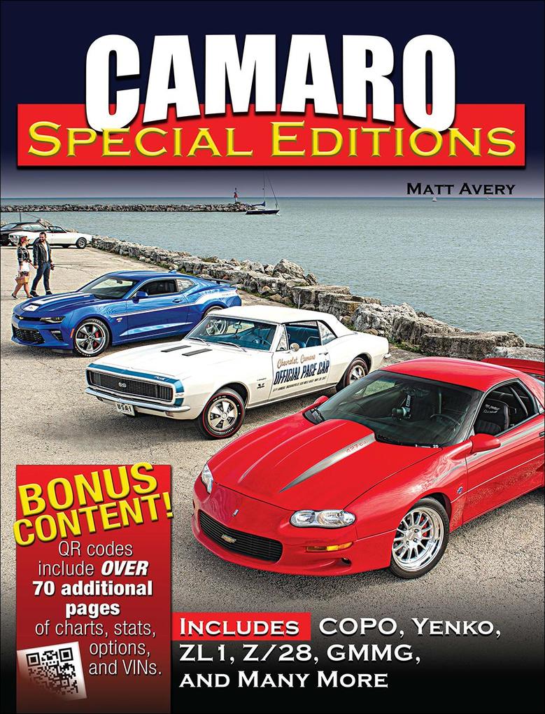 Camaro Special Editions: Includes pace cars dealer specials factory models COPOs and more