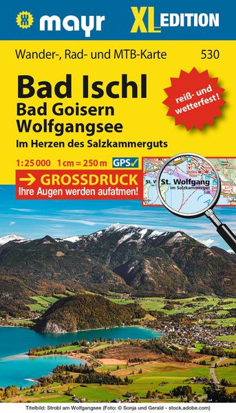 Mayr Wanderkarte Bad Ischl - Bad Goisern - Wolfgangsee XL 1:25.000