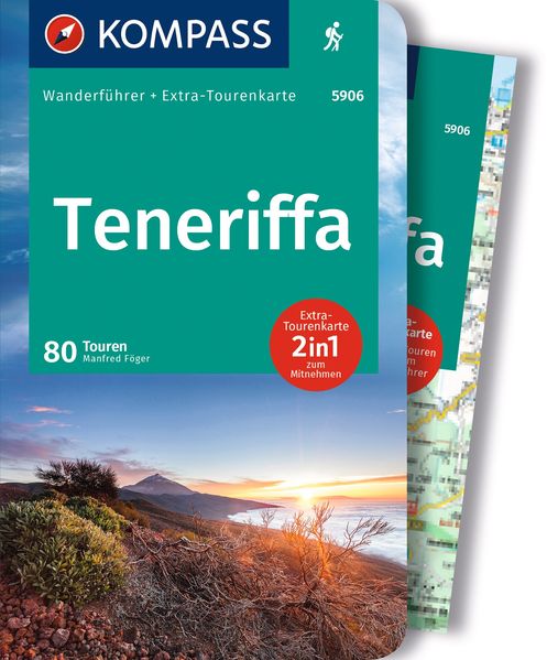 Kompass Karten GmbH Kompass Wanderführer Teneriffa 80 Touren Mit Extra-Tourenkarte
