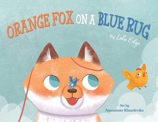 Orange Fox on a Blue Rug