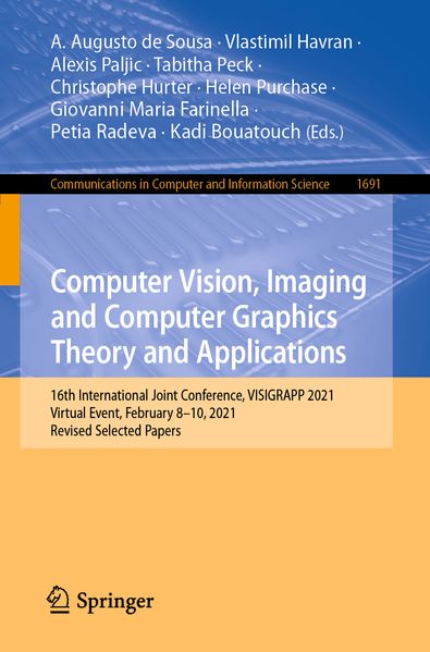 Computer Vision Imaging and Computer Graphics Theory and Applications