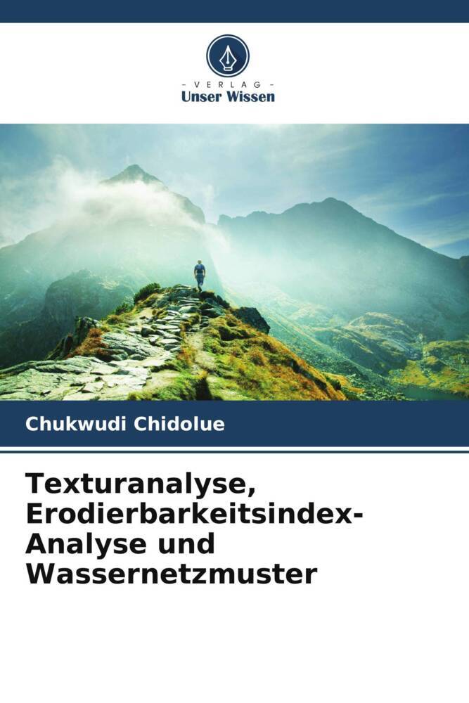Texturanalyse Erodierbarkeitsindex-Analyse und Wassernetzmuster