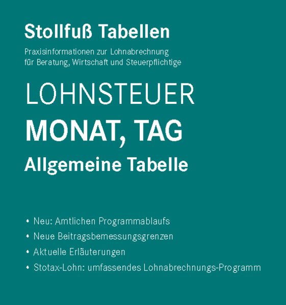 Tabelle Lohnsteuer 2023 Monat Tag