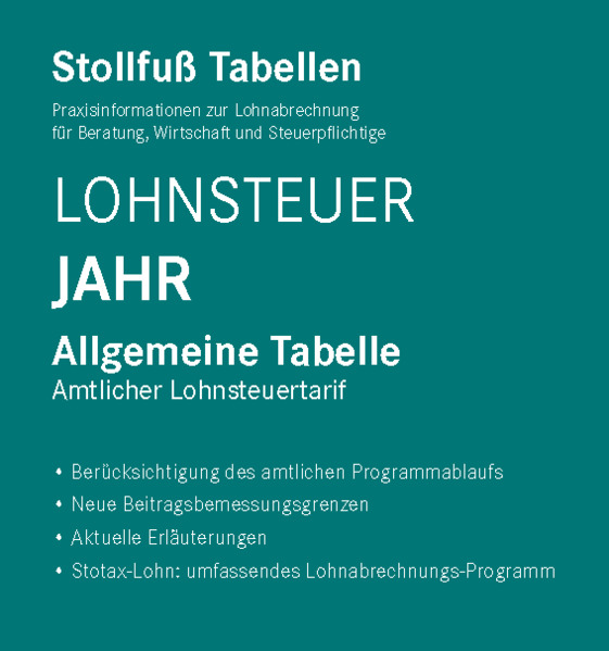 Tabelle Lohnsteuer 2023 Jahr