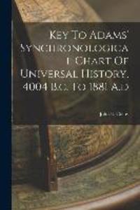 Key To Adams‘ Synchronological Chart Of Universal History 4004 B.c. To 1881 A.d