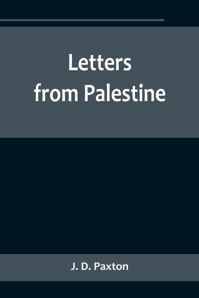Letters from Palestine