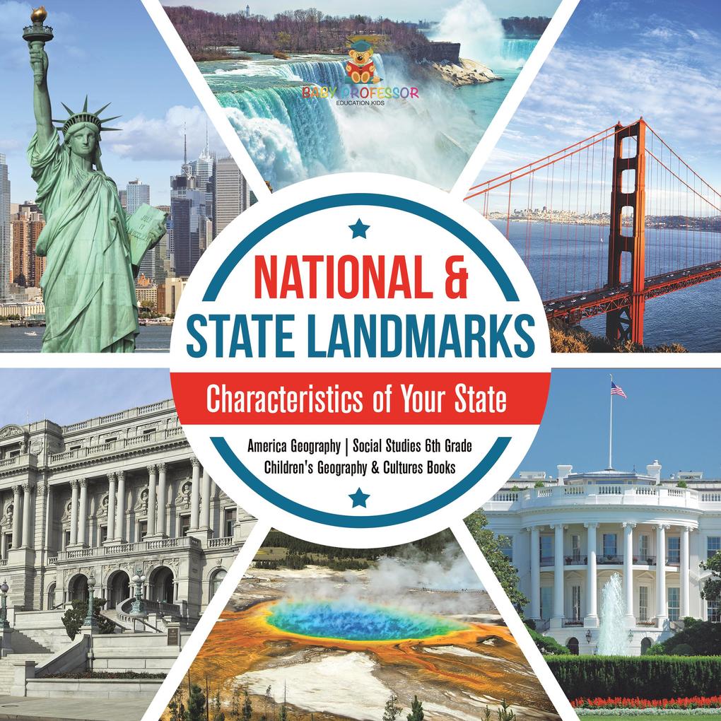 National & State Landmarks | Characteristics of Your State | America Geography | Social Studies 6th Grade | Children‘s Geography & Cultures Books
