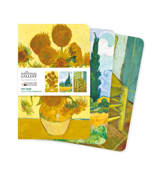 National Gallery: Van Gogh Set of 3 Mini Notebooks
