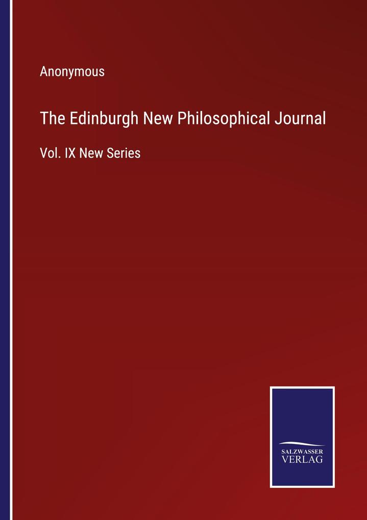 The Edinburgh New Philosophical Journal