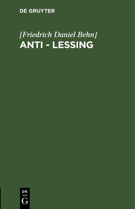 Anti - Leßing
