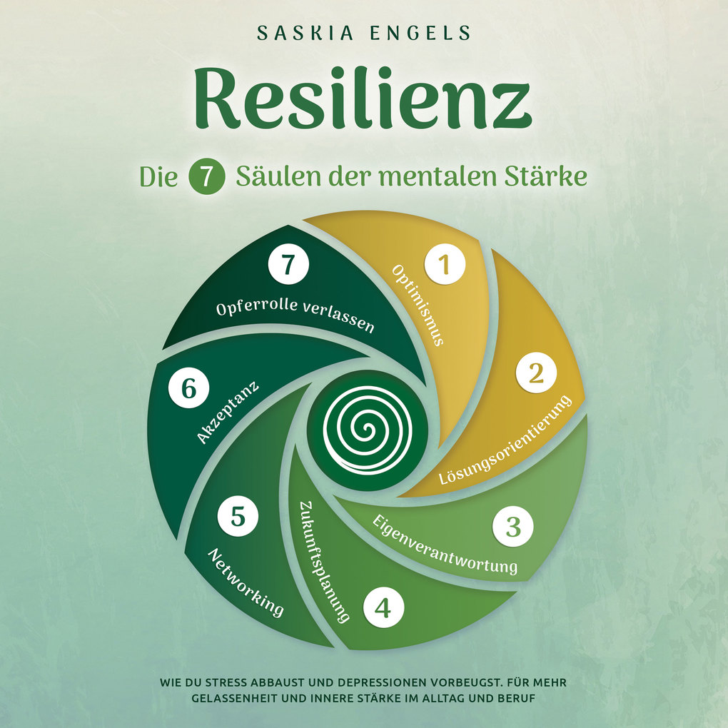 Resilienz ‘ Die 7 Säulen der mentalen Stärke: Wie du Stress abbaust und Depressionen vorbeugst. Für mehr Gelassenheit und innere Stärke im Alltag und Beruf