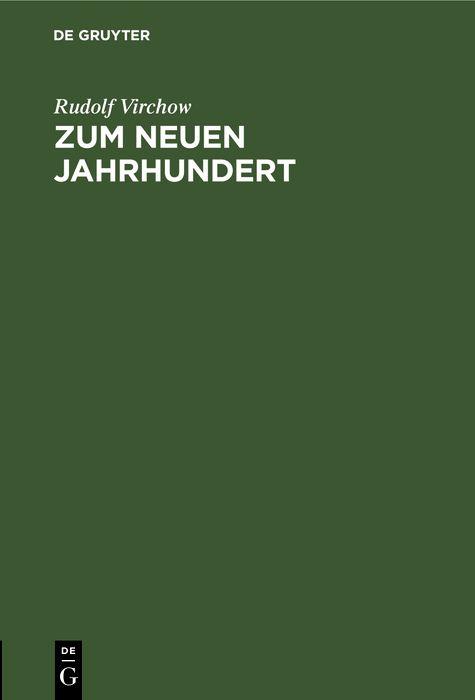 Zum neuen Jahrhundert