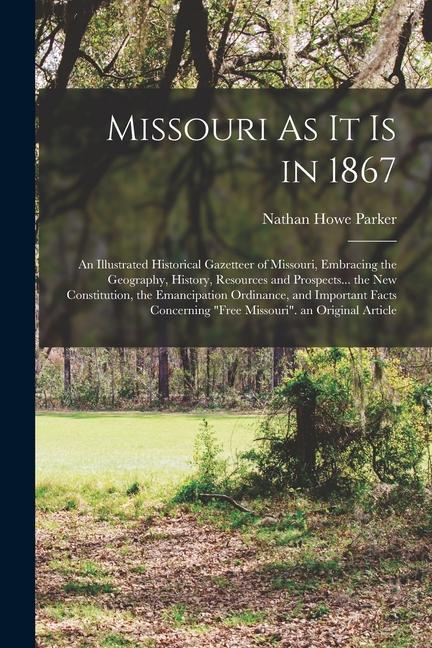 Missouri As It Is in 1867: An Illustrated Historical Gazetteer of Missouri Embracing the Geography History Resources and Prospects... the New