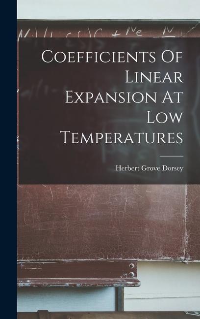 Coefficients Of Linear Expansion At Low Temperatures
