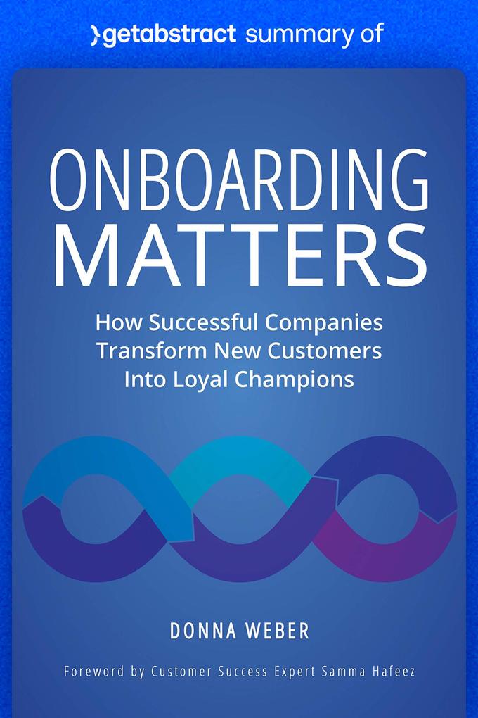 Summary of Onboarding Matters by Donna Weber